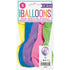 7th Birthday Pearl Latex Balloons 30cm (12") 5pk Assorted Colours - Party Owls