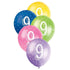 9th Birthday Pearl Latex Balloons 30cm (12") 5pk Assorted Colours - Party Owls