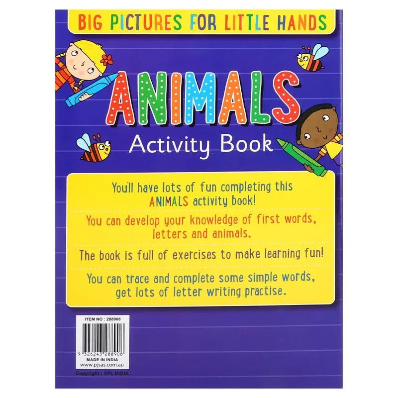 Activity Books 6pk 32 - Page Words Letters Opposites Animals Numbers Shapes - Party Owls