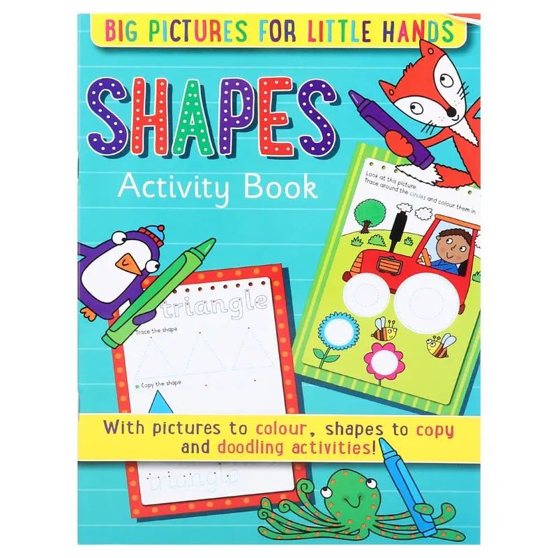 Activity Books 6pk 32 - Page Words Letters Opposites Animals Numbers Shapes - Party Owls