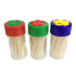 Bamboo Toothpicks In Dispenser 300pk (3 Tubes Of 100 Pieces) - Party Owls