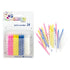 Candy Spiral Birthday Candles 24pk Assorted Colours - Party Owls