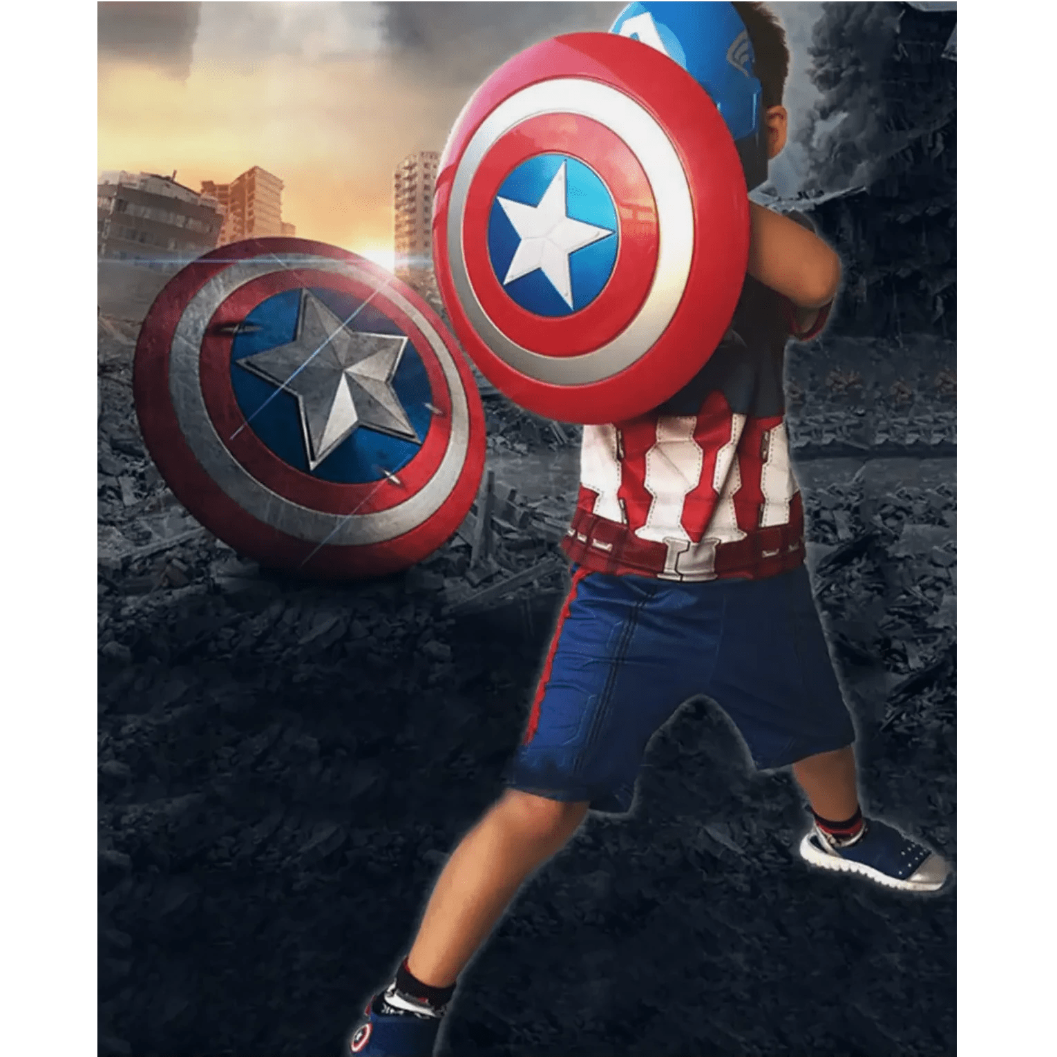 Captain America Toy Shield 30cm (12") Avengers - Party Owls