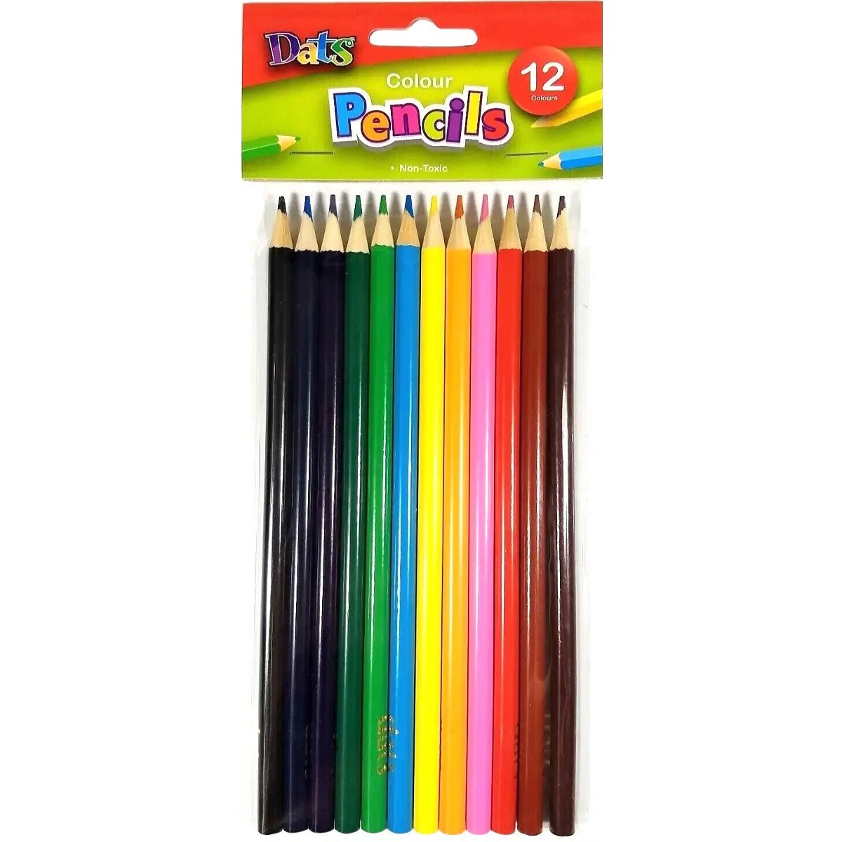 Colour Pencils 18cm 12pk Multi - Coloured - Party Owls