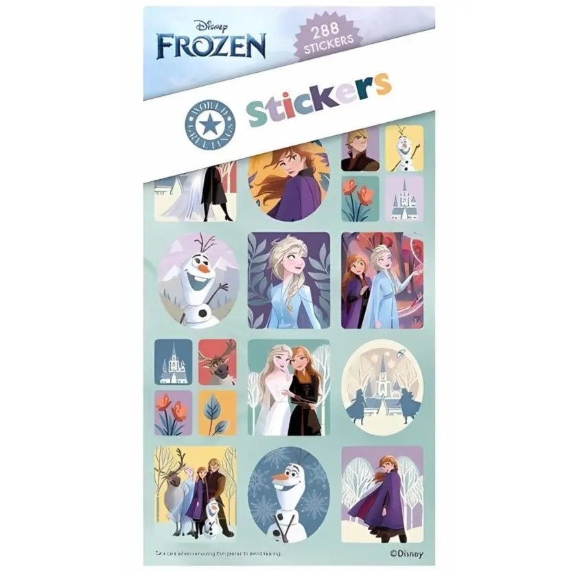 Frozen 2 Sticker Book 288pk (12 Sheets) - Party Owls