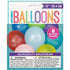 Fun Happy Birthday Latex Balloons 30cm (12") 8pk Assorted Colours - Party Owls