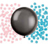 Gender Reveal Jumbo Black Latex Balloon 61CM (24") - Party Owls