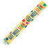 Get Well Soon Foil Banner 2.74m (9') Gold With Coloured Spots - Party Owls