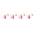 Gold Foil Star & Pink Tassel Garland 1.82m (6') Hanging Decorations - Party Owls