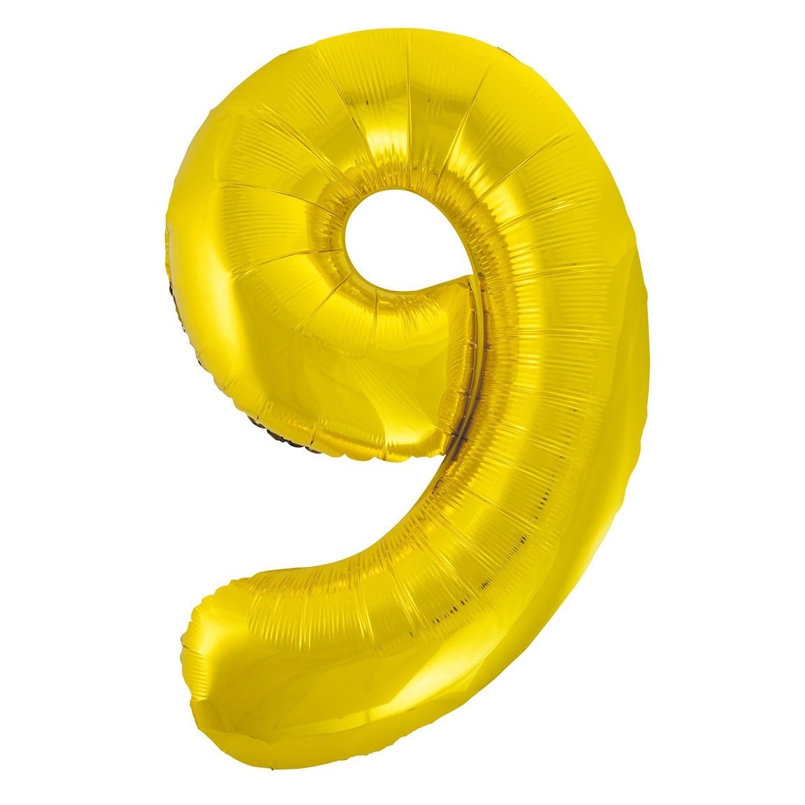 Gold Number 9 Giant Numeral Foil Balloon 86CM (34") - Party Owls