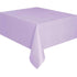 Lavender Rectangle Solid Colour Plastic Table Cover 137cm x 274cm - Party Owls