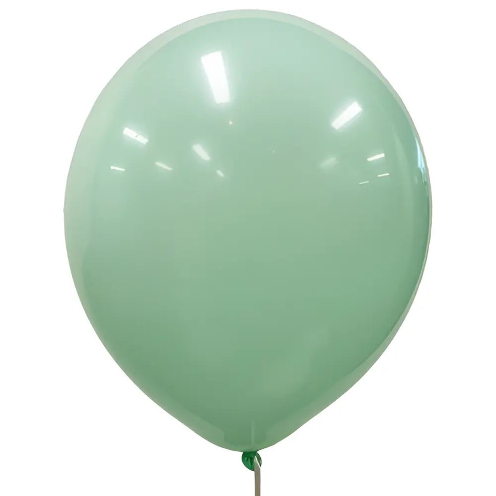 Macaron Light Green Latex Balloons 30cm (12") 25pk - Party Owls