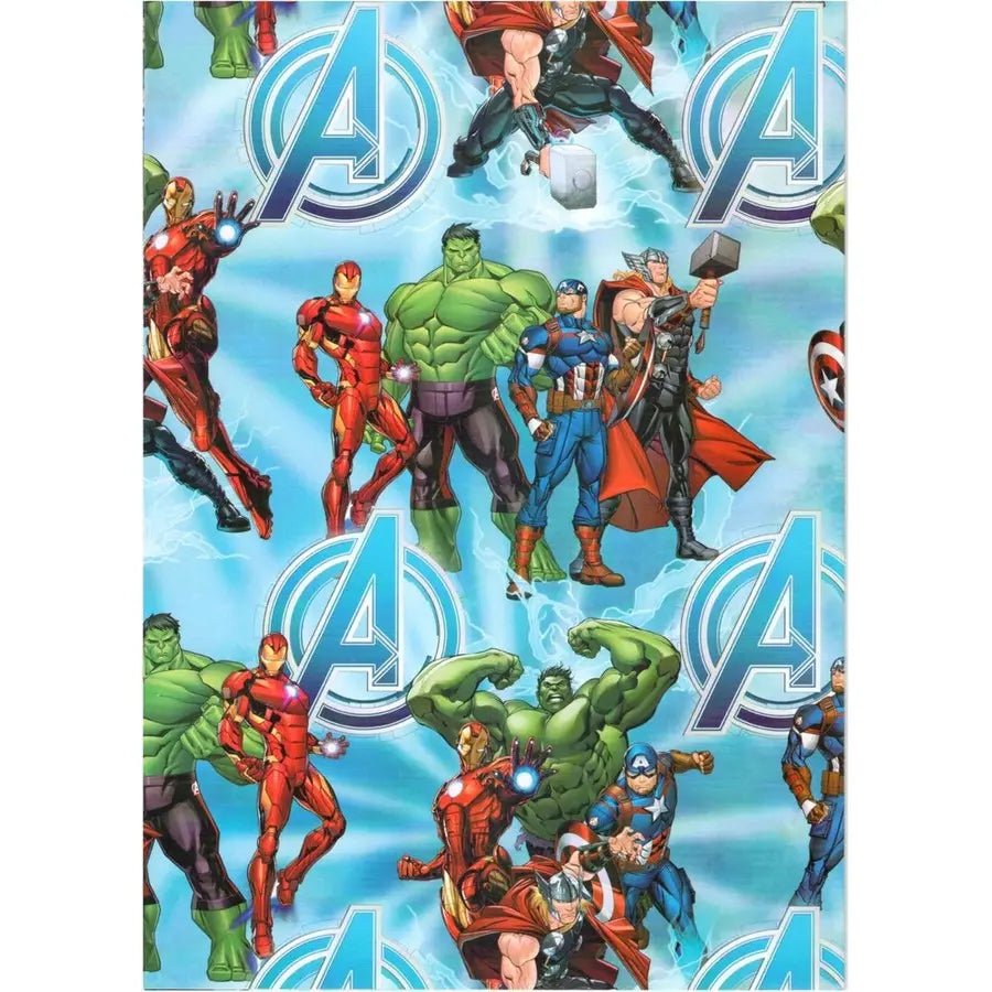 Marvel Avengers Gift Wrap 1 Sheet Folded - Party Owls