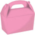 New Pink Gable Boxes 4pk 15cm x 17.5cm x 10cm - Party Owls