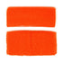 Orange 80'S Cotton Wristbands Headband Sweatbands Set - Party Owls