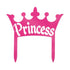 Pink Princess Crown Cake Topper 10cm x 8.5cm - Party Owls