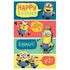 Premium Minions Birthday Card 12.5cm x 20cm With Yellow Envelope - Party Owls