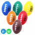 Squeeze Me Football Stress Relief Balls 8.5cm 6pk Assorted Colours - Party Owls