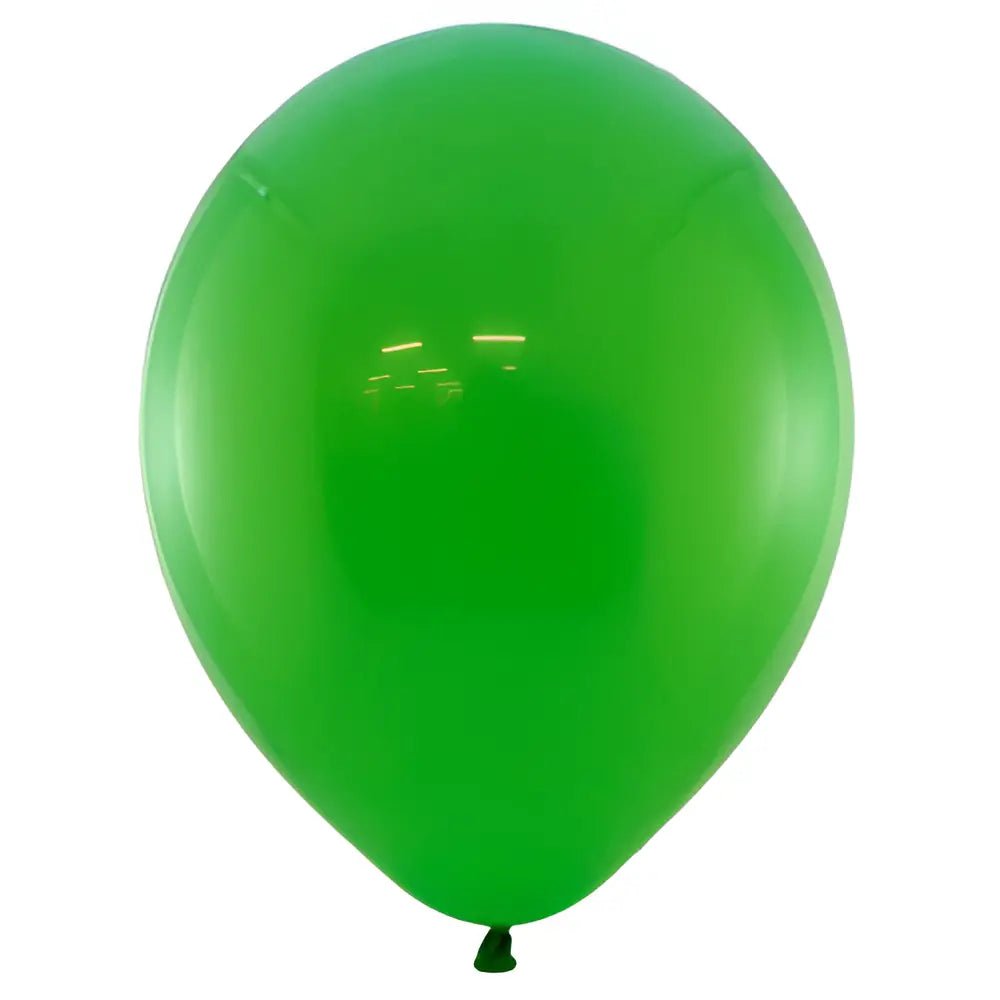 Standard Emerald Green Latex Balloons 30cm (12") 25pk - Party Owls