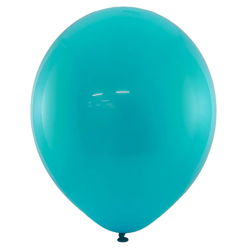 Standard Teal Latex Balloons 30cm (12") 25pk - Party Owls