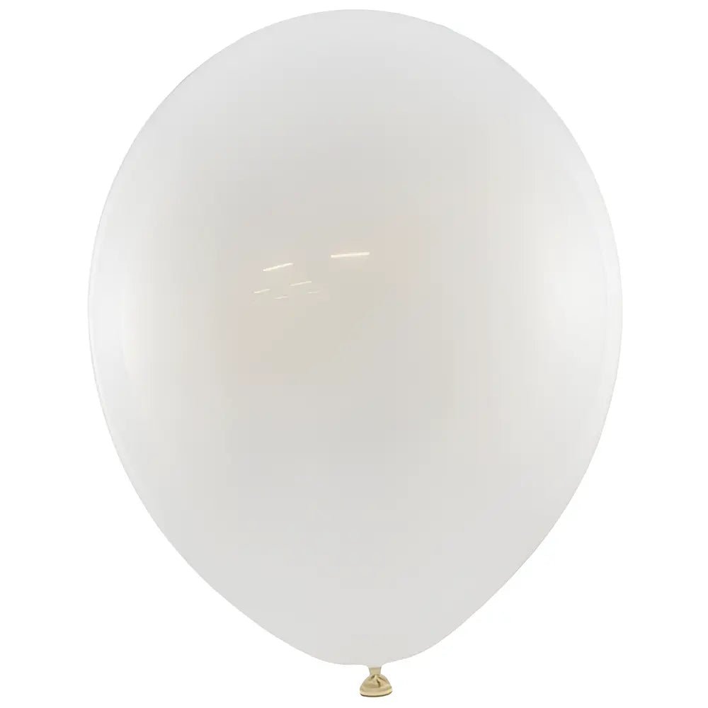 Standard White Latex Balloons 30cm (12") 25pk - Party Owls