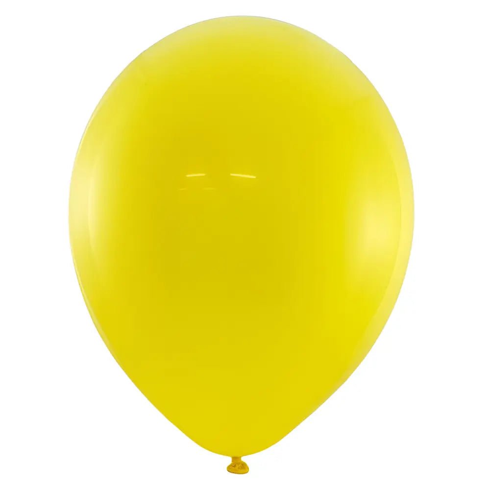 Standard Yellow Latex Balloons 30cm (12") 25pk - Party Owls