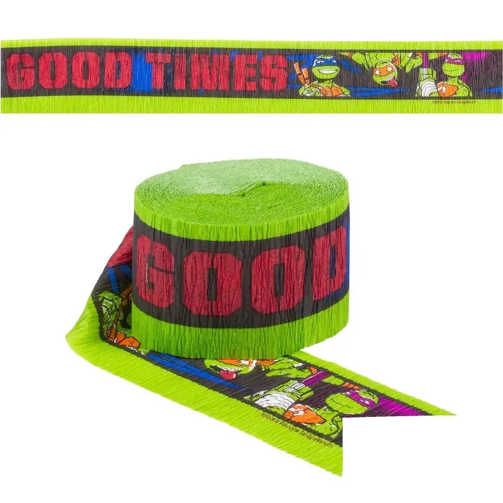 Teenage Mutant Ninja Turtles Crepe Streamer 9M TMNT - Party Owls