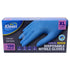 XL Disposable Nitrile Gloves 100pk Blue Powder Free Cleaning & Food Safe - Party Owls