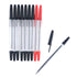 Ballpoint Pens 10pk Black And Red Ink Colour - Party Owls