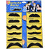 Black Fake Moustaches Mustaches Self-Adhesive Set 12pcs - Party Owls