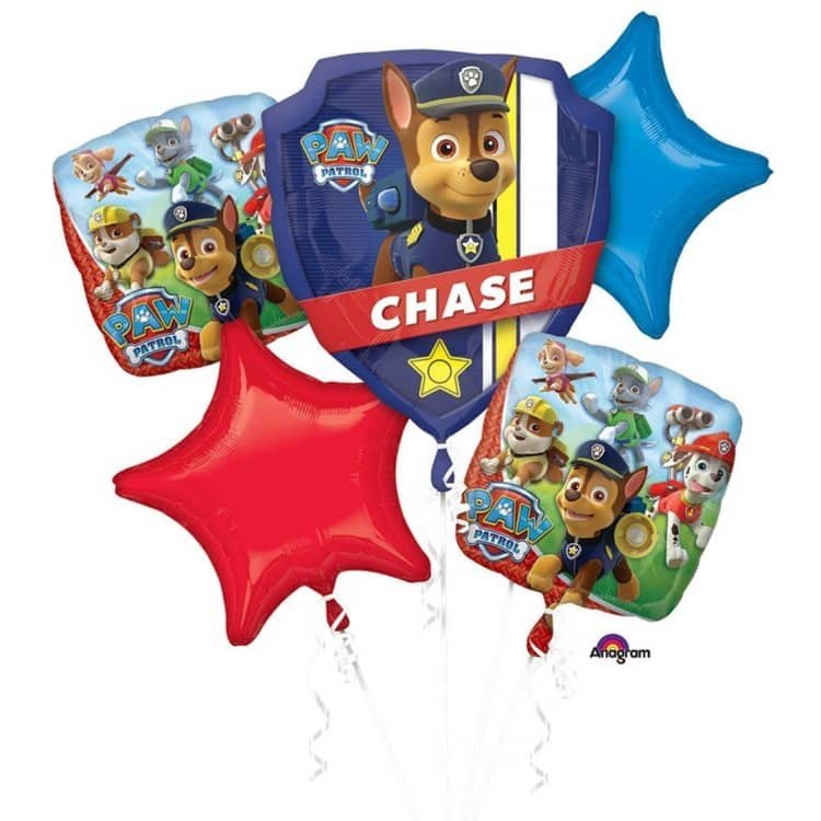 Bouquet Balloons 5pk PAW Patrol 3272301 - Party Owls