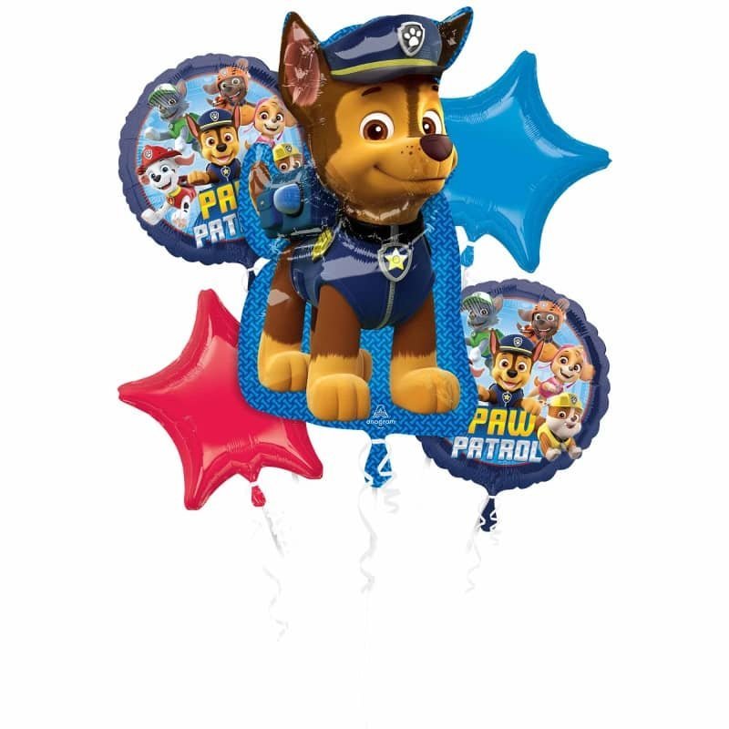 Bouquet Balloons 5pk PAW Patrol 4307701 - Party Owls