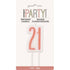 Candle "21" Rose Gold 21st Birthday Numeral Candle 84983 - Party Owls