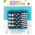 Candles 10pk Black White Assorted Birthday Candles 170132 - Party Owls