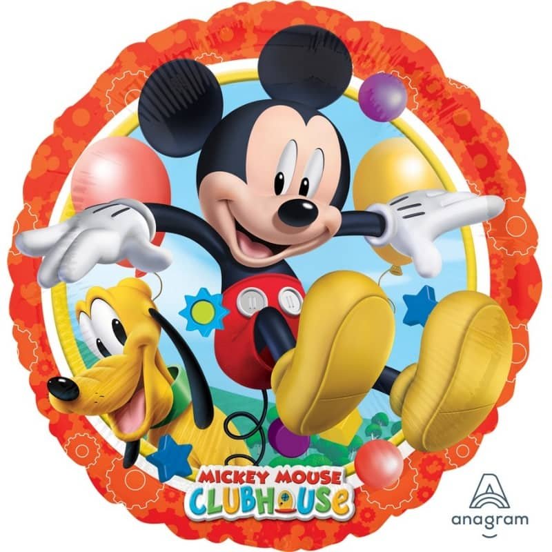 Mickey Mouse Mickey & Pluto Foil Balloon 43cm (17") 2635601 - Party Owls