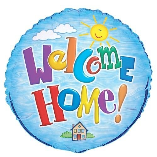 Welcome Home Foil Balloon 45CM (18")