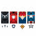 Marvel Avengers Kraft Paper Party Bags 8pk 160572 - Party Owls