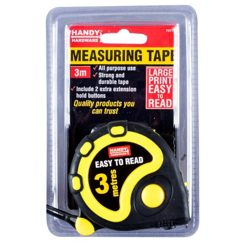 Measuring Tape 3M Heavy Duty Centimetres Inches - Party Owls