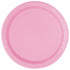 Lovely Pink Large Round Paper Plates 23cm (9") 8pk Solid Colour  30877 - Party Owls