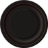 Black Large Round Paper Plates 23cm (9") 8pk Solid Colour 3205 - Party Owls