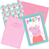 Peppa Pig Party Invitations 8pk - Party Owls