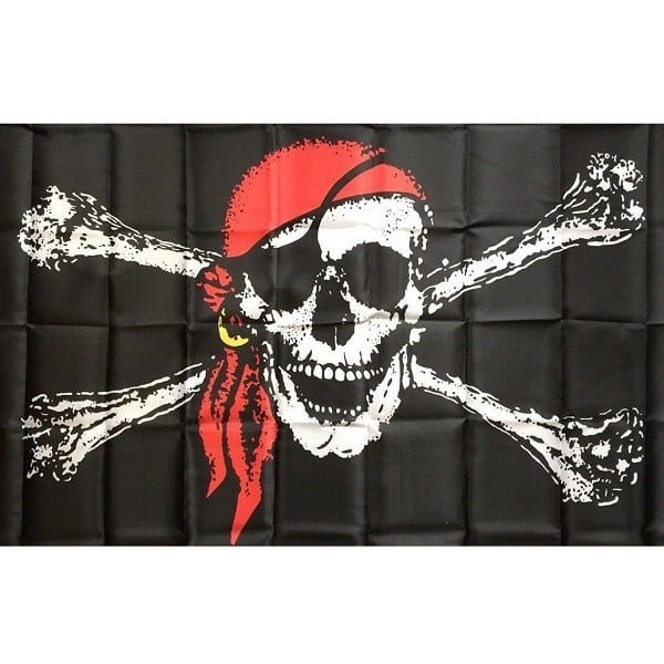 Pirate Flag 150CM x 90CM - Large 19033 - Party Owls