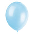 Premium Cool Blue Latex Balloons 30CM (12") 10pk Solid Colour - Party Owls