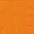 Orange Solid Colour Beverage Napkins 20pk Serviettes - Party Owls