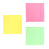 Sticky Notes 75mm 3pk (240 Sheets) Green Pink Yellow Colours Pads 189649 - Party Owls