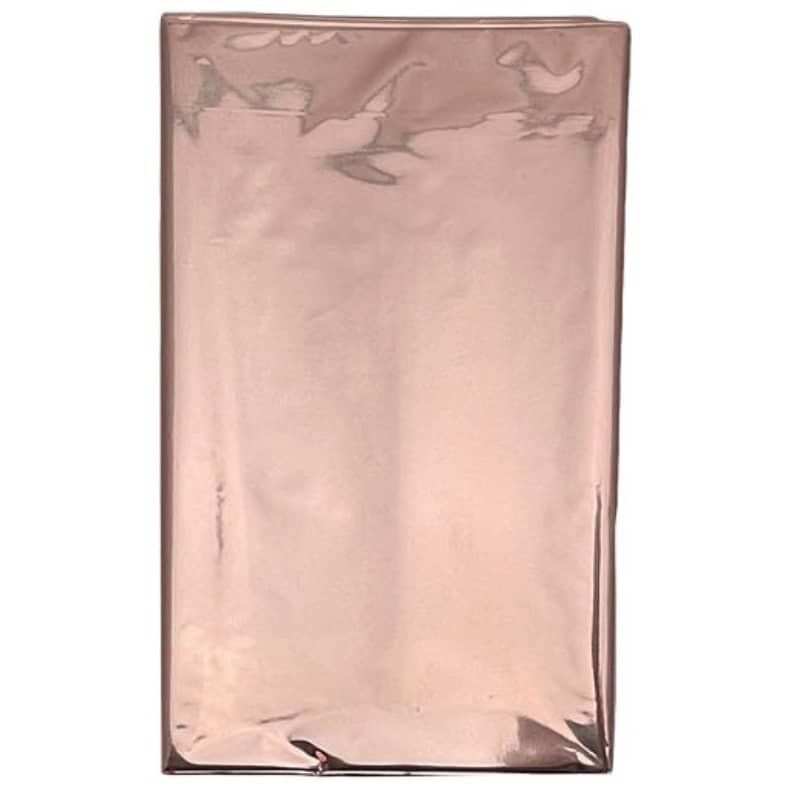 Rose Gold Solid Colour Plastic Table Cover Tablecloth E7774 - Party Owls