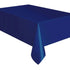 True Navy Blue Rectangle Solid Colour Plastic Table Cover 137CM x 274CM - Party Owls